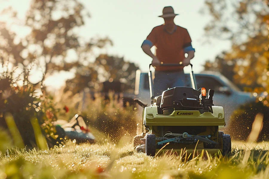 push lawnmowers