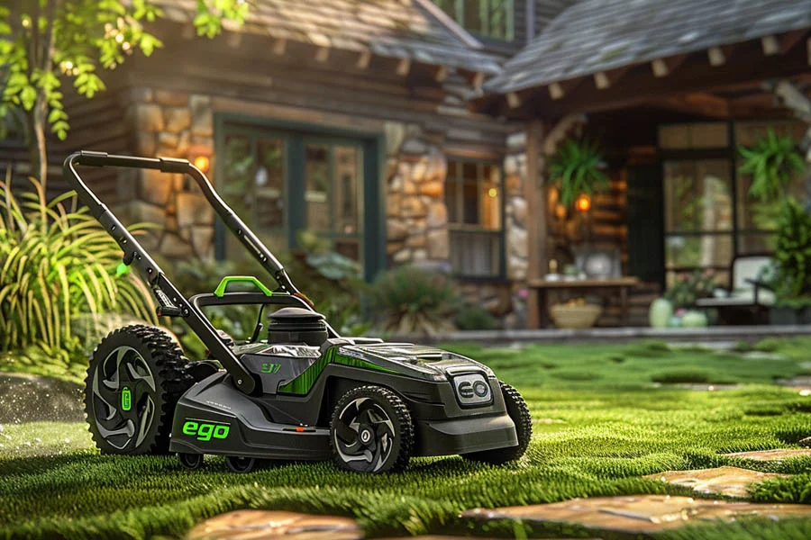 lightweight electric lawn mower